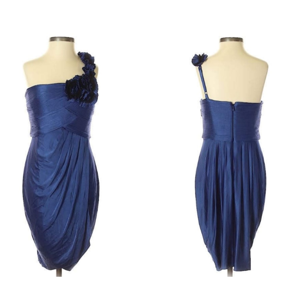 BCBG blue cocktail dress sz S